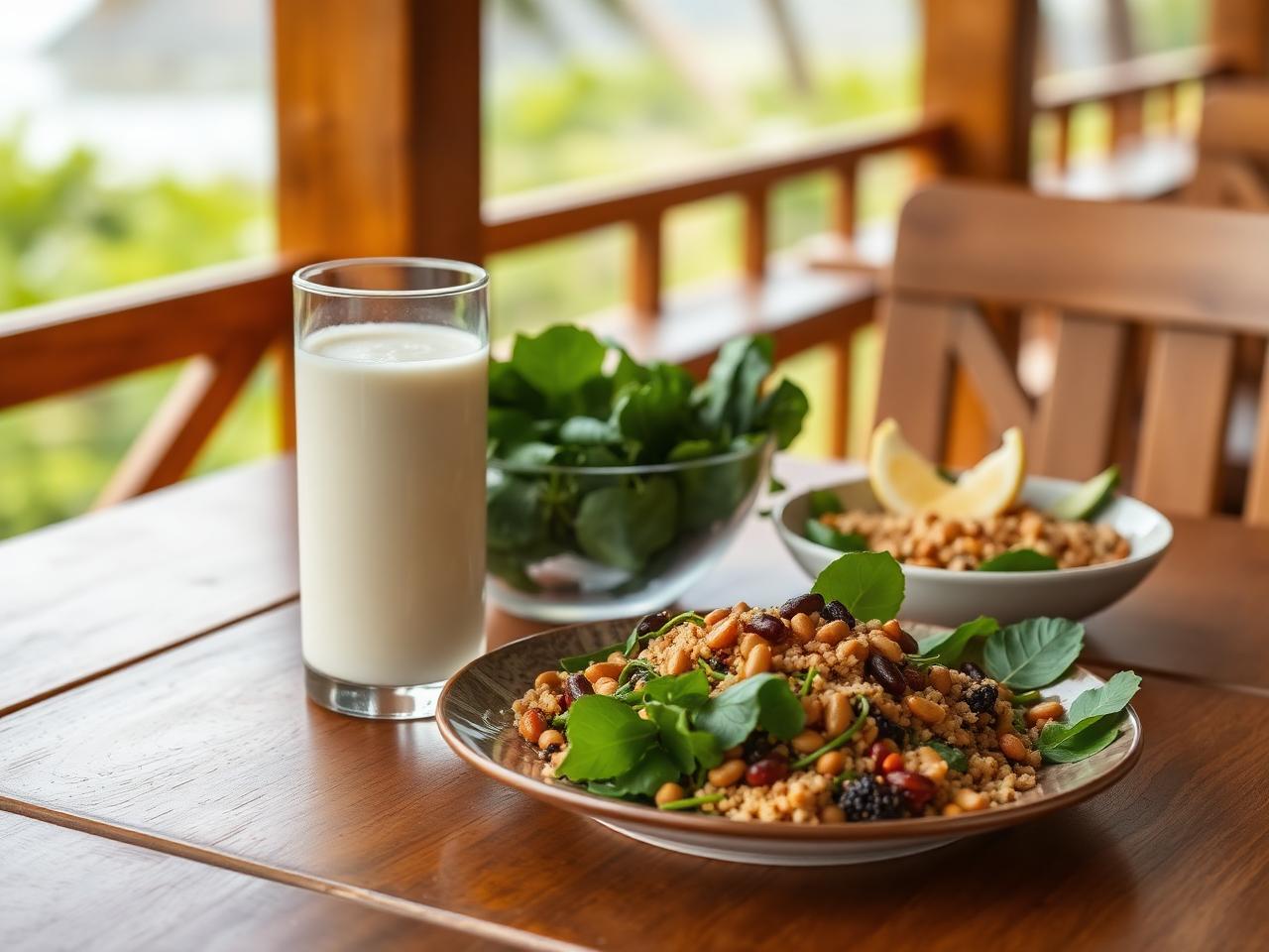 plant protein versus meat for seniors — illustration 2 from Doug Jones' original Garden Island column