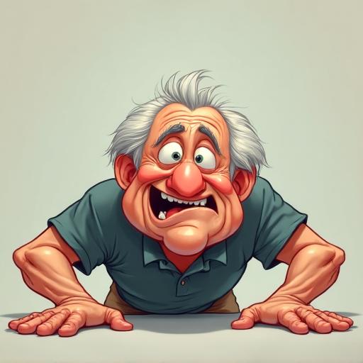 upper body push exercises for seniors — illustration 1 from Doug Jones' original Garden Island column